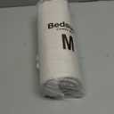 Bedsure ComfyFleece Self Warming Cat Bed, Medium Self Heating Dog Crate Pad, Thermal Extra Warm Puppy Mat Indoor, Non-Slip & Washable, Not Electric, 30" x 20", White