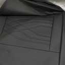 FLORICH Car Seat Covers Full Set Leather Seat Cover Waterproof Car Seat Cushion 5 Seats Interior Covers Full Wrapping Edge Seat Protector Universal Fit for Most Cars Trucks SUV, Black