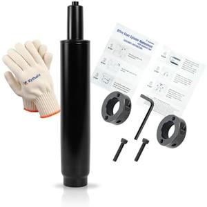 11 Inches-16.5 Inches Office Chair Gas Cylinder Replacement Kit - 5.5" Stroke Heavy Duty Hydraulic Pneumatic Piston, Universal Fit for Desk Chairs with Removal Tool, Gloves & Instruction Manual