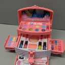 PERRYHOME Kids Makeup Set for Girl 56 Pcs Washable Real Cosmetic, Non-Toxic Frozen Toys Toddler Makeup Kit, 2026 New CPF Sustainable Materials Birthday Gift for 3 4 5 6 7 8 9 10 11 12 Year Old Girls