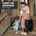 Baby Jogger City Tour 2 Ultra-Compact Carry-On Approved Travel Stroller with Belly-Bar, Lightweight Baby Stroller with Easy One-Step Fold, Baby Travel Essential, Eco Black