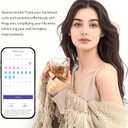 Smart Health RingMen's and Women's Fitness trackerswith Blood Oxygen, Blood Pressure, Heart Rate, Sleep MonitorStep CounterIP68 Waterproof for iPhone and Android,No Subscription Fee, Gold 8