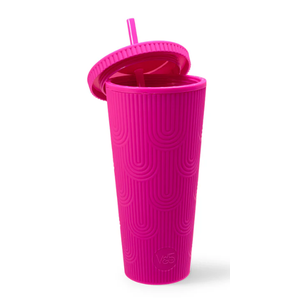 Straw cup, PS material, coffee mug, ocean wave, cactus, 700ml(23.66oz), large capacity drinking cup,simple fashion,(Gradient pink) Straw cup, PS material, coffee mug, ocean wave, cactus, 700ml(23.66oz), large capacity drinking cup,simple fashion,(Gradient pink)