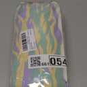 CCINEE 4 Packs Mardi Gras Fringe Table Skirt Party Decorations, 36ft Purple Green Gold Wavy Metallic Tinsel Foil Carnival Table Skirts For Mardi Gras Carnival Holiday Masquerade Party