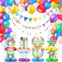 We Appreciate You Decorations Employee Appreciation Thank You Banner Triangle Flag Heart Banner 3D Table Honeycomb Centerpieces Balloons for Farewell Retirement Going Away Party(Multicolor)