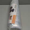 JOLLYVOGUE Calming Dog Bed for Small Dogs - 23 inches Donut Washable Small Dog Bed for Kittens & Puppies, Anti-Slip Round Fluffy Plush Faux Fur Cat Beds (Fits up to 25 lbs Pets, Grey) (01 - Smoke Grey)