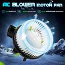 HVAC Blower Motor Fan Assembly Fits 2010 2011 2012 Ford Fusion & Lincoln MKZ, 2010 2011 Mercury Milan, Replaces 13369460, 700270, 15-81732, 75874, PM9381