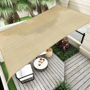 Sun Shade Sail Canopy, 16' x 20' Rectangle 95% UV Block Shade Cover for Outdoor, Backyard Patio, Lawn, Garden, Sandbox Carpor Sand