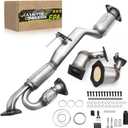 Catalytic Converter Compatible with Nissan Pathfinder 2013-2015 3.5L 3 PCS, Infiniti QX60 2013-2020, JX35 2013 3.5L Front and Rear Catalytic Convertor EPA Compliant 643144 40886 40885