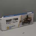 JayRex Countertop Organizer Organization, 3 Tier Moveable Corner Shelf Organizer for Kitchen, Bathroom, Spice Rack, Coffee Area, Over Sink, Dresser Table (Rustic Brown)