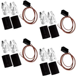4 Pack WB17T10006 Range Surface Burner Terminal Block Kit by puxyblue Fit for G-E Ken-More Hot-Point Ranges/Stoves/Ovens - Replaces AP3203326 WB17K10003
