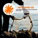 BESPORTBLE 12pcs Fishing Netting Needle Shuttle Plastic Fish Net Repair Tools for Fisherman Weaving Sewing Knitting Home Supplies