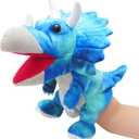 Dinosaur Hand Puppets for Kids, Hand Puppet Dinosaur Toys Puppets Dinosaur Plush Puppet Stuffed Puppet Story Toys Finger Puppets Dinosaur Toys for Kids
