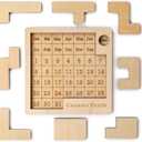 Daily Calendar Puzzle WoodenJigsaw Puzzle Board for Adults,Challenge 365+ for Every Day,Puzzle Advent Calendar.