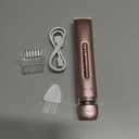 Bikini Trimmer for Women, Painless Dual Head Shaver for Sensitive Skin, IPX7 Waterproof for Safe Shower, USB-C, Detachable Head, Portable 2 in 1 Electric Razors for Pubic Hair, Rose Gold (Pink)
