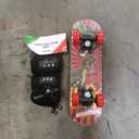 Honoson 7 Pcs Skateboard for Toddlers Beginners Knee Elbow Pads Wrist Guards Gear Set (Age 2-5 Kids 17 x 5'')