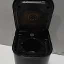 Single Serve One Cup Coffee Maker, for K Cups and Grounds, Mini Coffee Maker with Portable Handle, 6 to 12 Oz Brew Size, for Travel, Camping, Office, RV and Dorm, 120V, Black and Gold