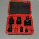 BOEN 8 Piece Impact Socket Adapter and Reducer Set, 1/4" 3/8" 1/2" 3/4" Drive Socket Adapter Set with Durable Case for Impact Driver Conversions (Upgraded) (8PCS CR-MO)