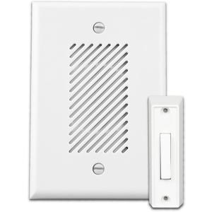 Single-Gang Electronic Door Chime Kit with Lighted Button