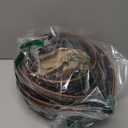 Heavy Duty Garden Hose  5/8 Inch Flexible, Lightweight Hybrid Hose with 600 PSI Burst Pressure, Swivel Handle, and Durable Copper Male/Female Fittings (Black, 25FT)