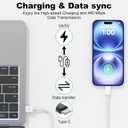 4 x Carplay Cable 3FT+6FT for iPhone 15/16, 15 Pro Max/15 Plus, USB A to USB C Cable for Carplay USB C Cord, iPad 10th, iPad Pro 12.9/11, iPad Air 5/4th Charger Cable for Carplay USB C Cord