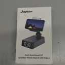 Gifts for Men and Women, Phone Stand with Bluetooth Speaker and 360 Rotable Angle Adjustable Phone Holder for Desk with HD Subwoofer Sound Fits Phones,Tablet, Birthday Gifts for Boys/Girls (Black)