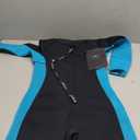 Hevto Wetsuits Kids and Youth 3mm Neoprene Full Suits Surfing Swimming Diving Keep Warm Front Zip for Water Sports (K04-Blue, 10)