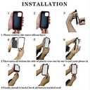 for Samsung Galaxy A12 case, Heavy Duty case,[ with Clip],[Shockproof] [Dropproof] [Dust-Proof] (WineRed-Pink)