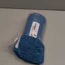 OLANLY Bathroom Rugs 30x20, Extra Soft Absorbent Chenille Bath Rugs, Rubber Backing Quick Dry, Machine Washable Bath Mats for Bathroom Floor, Tub and Shower, Home Decor Accessories, Peacock Blue