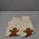 2 Knitted Gingerbread Stockings