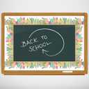 2 x Youngever 52.5 ft Straight Border Trim, Bulletin Board Borders, Cactus Design