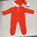 Zeroest Chrismas Newborn Photography Props Boy Girl Photoshoot Xmas Elf Outfits Baby Photo Santa Picture Red Costume