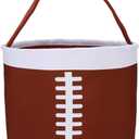 XinblueCo Baseball Basket Easter Baskets for Canvas Easter Egg Hunt Baskets