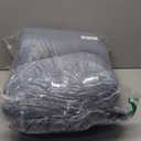 WDCOZY 100% Cotton King Size Quilt Set - Dusty Blue Pre-Washed Soft Lightweight Modern Bedspread, Farmhouse Country Rustic Coverlet, Textured Like Linen, Shabby Chic Gauze Bedding, 3 Pieces (King (106"x96"))