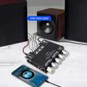 Bluetooth Power Amplifier Board with Subwoofer 2.1 Channel 50W x 2+100W DC 12V-24V Audio Power Amplifier Module for DIY Bluetooth Audio and Store Home Theater with Treble and Bass Control