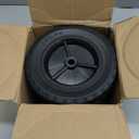 CheeMuii 4 Pcs 8 Inch Push Mower Wheels 8" Black General Wheels Replace for Craftsman 33958 Hus 532146248 Replace for MTD 734-04585 734-1780 for Oregon 72-108 for AYP 103670 103670X 107644X 146248