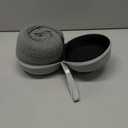 Travel Neck Pillow for Airplane - 100% Memory Foam 360 Ergonomic Support - Adjustable Velcro, Washable Velvet Cover & Compact Storage Case - Flight Essentials for Sleeping(Grey)