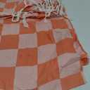 Large Throw Blanket Yoga Blanket Turkish Coral Beach Towel Women Birthday Ideas Mother Day Grandma Wife Sister Grandmother Girlfriend Her Boss Female Teacher Appreciation Thank You Retirement (L50"x69")