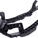 ApplianPar Front Driver and Passenger Side Bumper Bracket and Headlight Bracket for Honda Accord Sedan 2008-2012