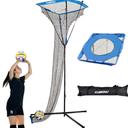 KuiBonu Volleyball Setter Trainer Net - Adjustable Height Volleyball Target Net with Sturdy Steel Base | Perfect for Serving, Spiking and Setting Training