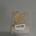 Textured Gold Brass Jump Rings, Jewelry Making Supplies 