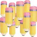 Retisee 12 Pcs Pencil Hanging Paper Lanterns Party Decorations, Kindergarten Preschool Classroom Decor Back to School Art Ceiling, First Day of School Birthday Supplies