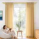 USFOOK 1 Inch Gold Double Curtain Rods for Windows 66 to 120 Inches (5.5 to 10 Ft), Telescopic Dual Curtain Rods with Classic Cap Finial, Double Drapery Rod for Bedroom, Patio