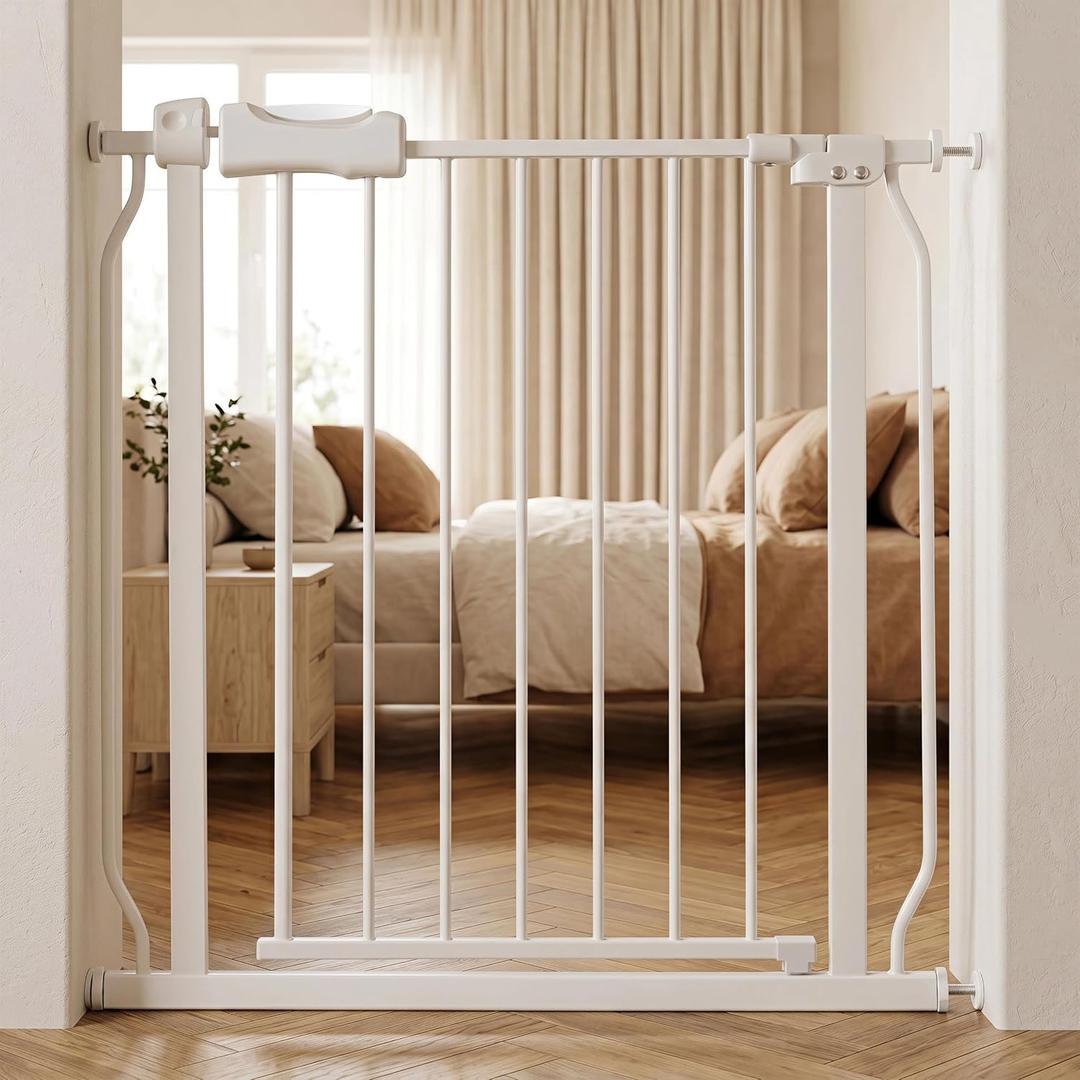 29-34 Inch Extra Wide Baby Gates for Doorways Stairs Hallway