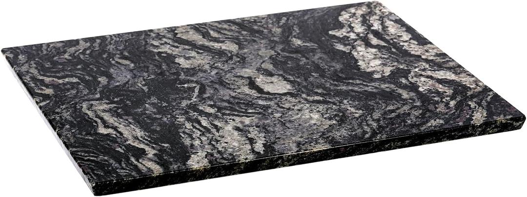 Koville Brazilian Natural Granite Cutting Board for Kitchen, 16x20inch Extra Large Hand Crafted Stone Slab for Cheese, Charcuterie, Pastry Board - Wedding Gift, House Warming Gift