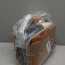 Travel Bag for Women, Weekender Bags Large Carry On Overnight Bag Duffel with Separate Shoes Compartment & Strap, Hospital Bags for Labor and Delivery, Beigeblack Brown (Medium)