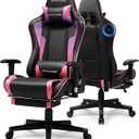 GTPLAYER Gaming Chair,Gamer Chair with Bluetooth and Adjustable Backrest,Seat Height Adjustable Computer Chairs with 3D Armrests,Video Game Chair with Footrest Speakers (Colourful)