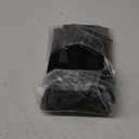 Hat Rack for Baseball Caps, 24 Pocket Over the Door Hat Organizer with 3 Hooks, Hat Holder for Door with Large Clear Pockets, Hat Storage to Protect and Display, Black - 1 Pack