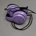 LORELEI X8 Over-Ear Wired Headphones with Microphone with 1.45m-Tangle-Free Nylon Line&3.5mm Plug,Lightweight Foldable & Portable Headphones for Smartphone,Tablet,Computer,Mp3/4(Dark Purple)