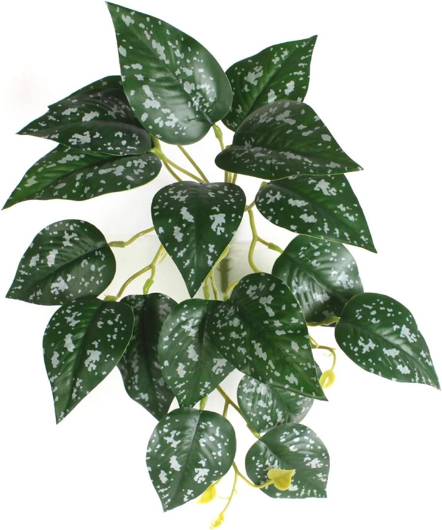 1 Branch Fake Plants Monstera Leaves Realistic House Plants, Plant Accessories Faux Plants Indoor, Artificial Plants for Home Decor Indoor B